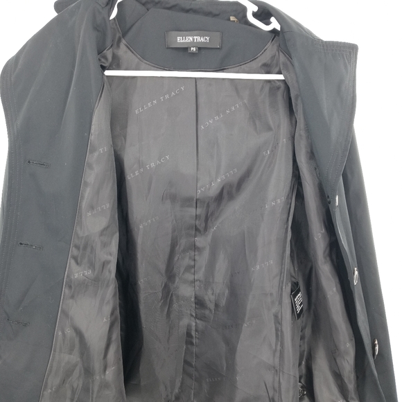 Ellen Tracy Trench Coat PS - Picture 10 of 14